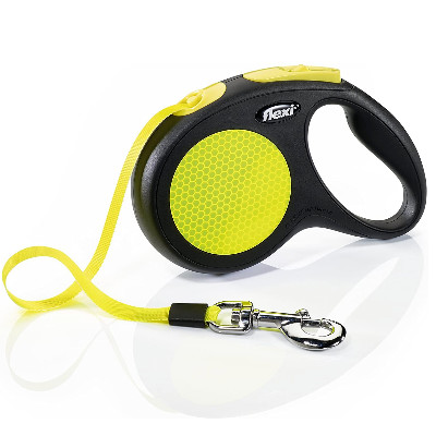 buy Flexi Neon Reflective Tape Dog Leash