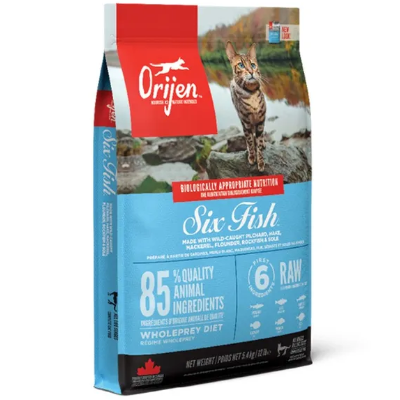 Orijen 6 Fish Grain-Free Dry Cat Food
