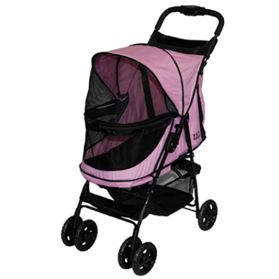 Pet Gear No Zip Happy Tails Dog Stroller