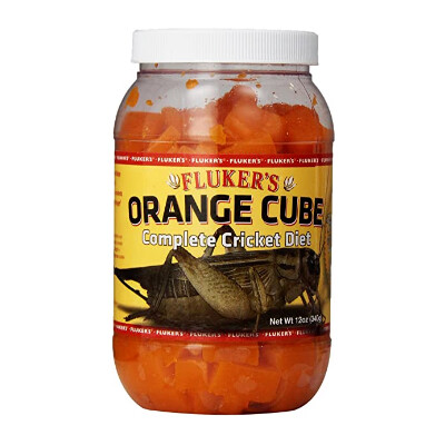 buy Flukers-Feeder-Insect-Orange-Cube-Complete-Cricket-Diet