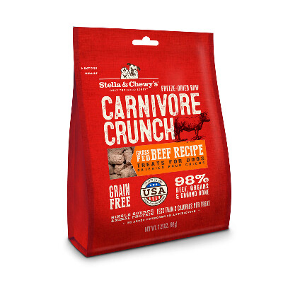 buy Stella-and-Chewys-Beef-Carnivore-Crunch-Dog-Treats
