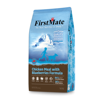 FIRST MATE Chicken with Blueberries Dog Food - Grain Free - For All Life Stages