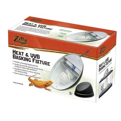 Zilla Heat & UVB Basking Fixture Terrarium Accessory