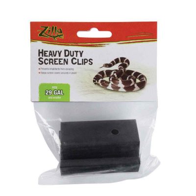 Zilla Heavy Duty Screen Clips Terrarium Accessory