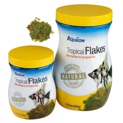 Tropical fish shop food brand