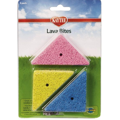 Kaytee Lava Bites Chew Toys for Small Animals