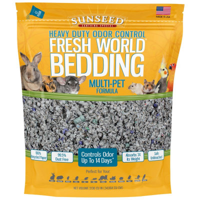 buy Sunseed Fresh Heavy Duty World Bedding Multi-Pet Formula For Small Animals