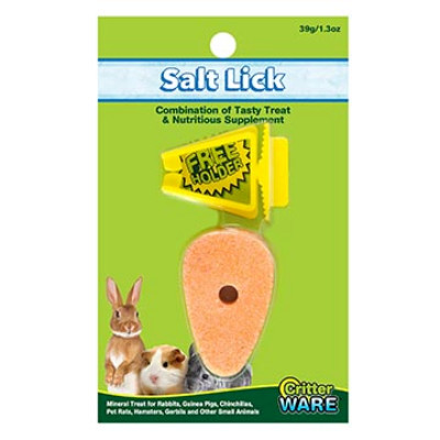 buy Ware-Mineral-Essentials-Carrot-Salt-With-Holder-For-Small-Animals