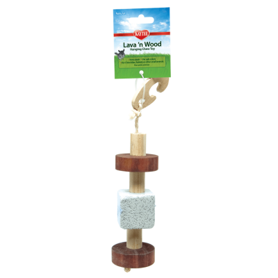 Kaytee Lava 'n Wood Hanging Chew Toy for Small Animals