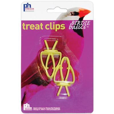 Prevue Hendryx Birdie Basics Two Pack Treat Clips for Bird Cages