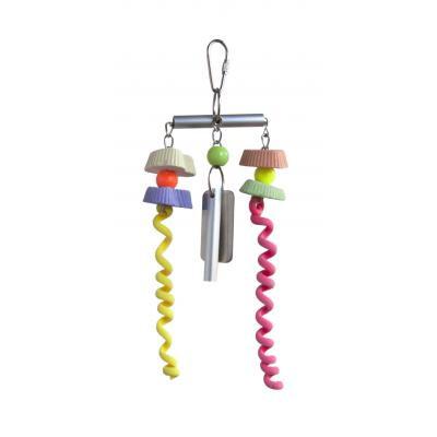 Prevue Hendryx Chime Time Trade Winds Bird Cage Toy