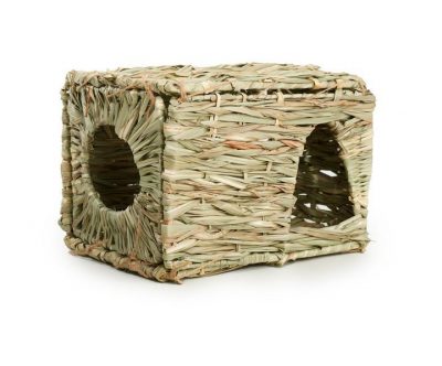 Prevue Hendryx Nature's Hideaway Large Grass Hut for Small Animals