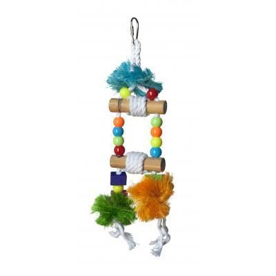 Prevue Hendryx Tropical Teasers Blue Hawaii Bird Cage Toy