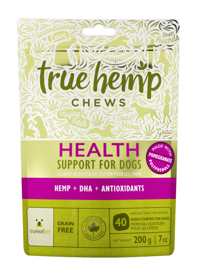 True Leaf Hemp Based Functional Chews for Dogs - Health Antioxidant Formula