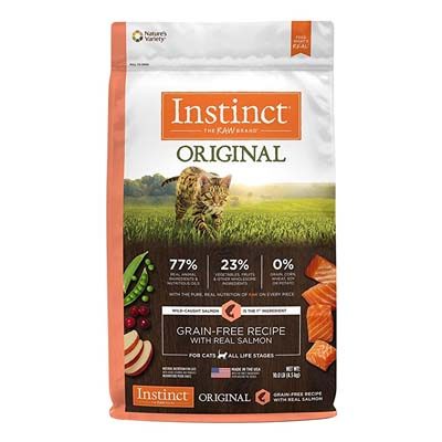 Nature’s Variety Instinct Original Grain Free Cat Food for All Ages – Salmon