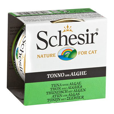 Schesir Tuna and Seaweed in Jelly Canned Cat Food Topper