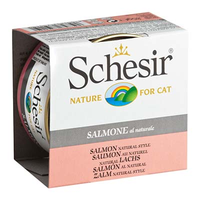 Schesir Natural Style Salmon Canned Cat Food
