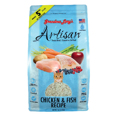 Buy Grandma Lucy's Artisan Chicken and Fish Freeze Dried Cat Food