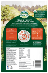 Buy Oxbow Organic Bounty Adult Guinea Pig Food online at Canadian Pet Connection
