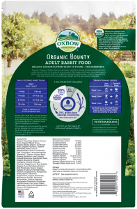 Buy oxbow organic bounty rabbit food at Canadian Pet Connection