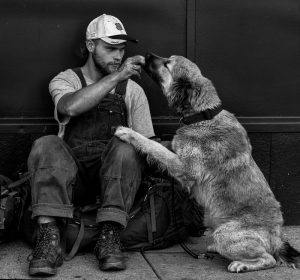 Homeless People with Pets at Canadian Pet Connection