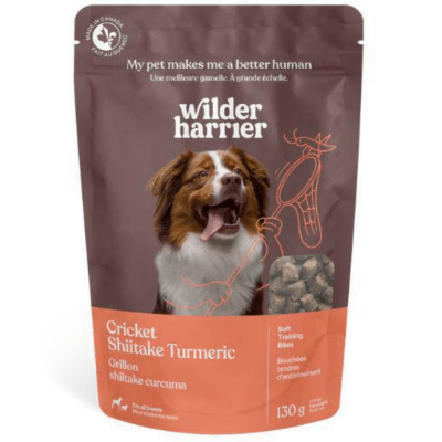 Wilder Harrier Soft and Chewy Cricket Treats with Shiitake and Turmeric