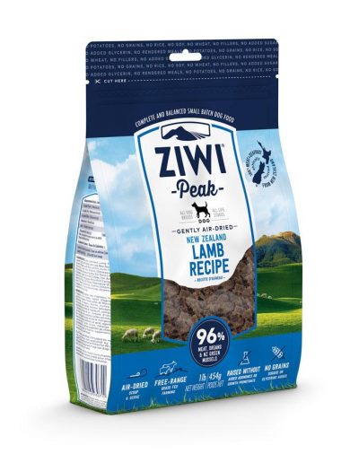 Buy ziwi peak lamb air dried dog food online in canada from canadian pet connection