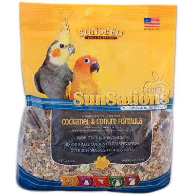 buy Sunseed SunSations Natural Cockatiel And Conure Formula