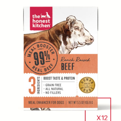 buy The Honest Kitchen 99% Meat Protein Booster Beef Wet Food Toppers For Dogs