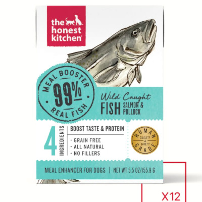 buy The Honest Kitchen 99% Meat Protein Booster Salmon Wet Food Toppers For Dogs