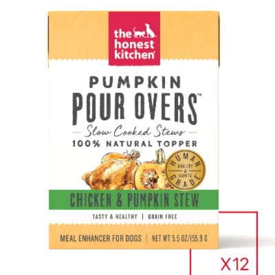 buy The Honest Kitchen Pour-Overs Pumpkin and Chicken Stew Food Topper for Dogs