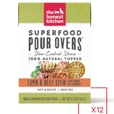 buy The Honest Kitchen Pour-Overs Superfood Lamb And Beef Stew Food Toppers For Dogs