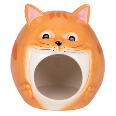 buy Ware-Feeders-Tabby-Cat-Hideout-Ceramic-For-Small-Animals.jpg