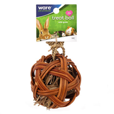 Ware Natural Chews 4 Edible Treat Ball For Small Animals