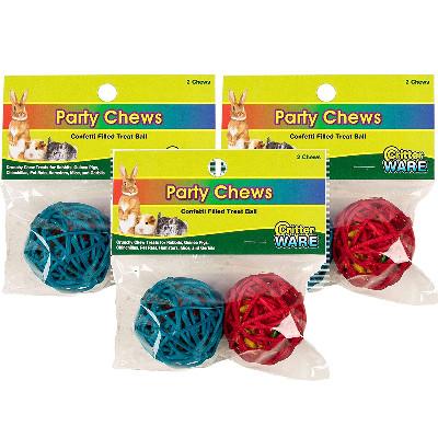 buy Ware Party Chews Balls 2 Pieces For Small Animals