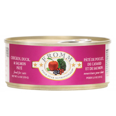buy Fromm Four Star Cat Food Chicken, Duck And Salmon Pâté