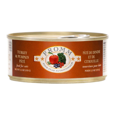 buy Fromm Four Star Cat Food Turkey And Pumpkin Pâté