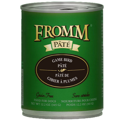 Fromm Grain Free Game Bird Pate Canned Dog Food