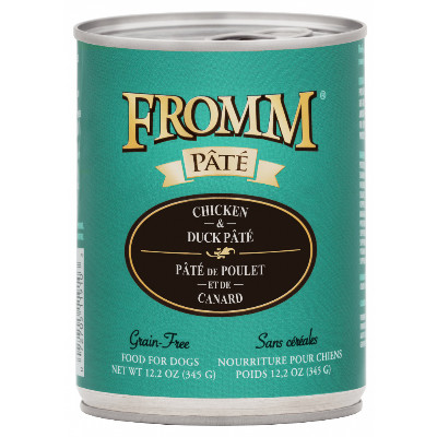 buy fromm-grain-free-chicken-and-duck-pate-dog-food