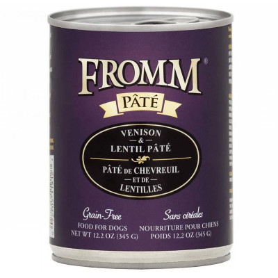 buy fromm-grain-free-venison-and-lentil-pate-dog-food