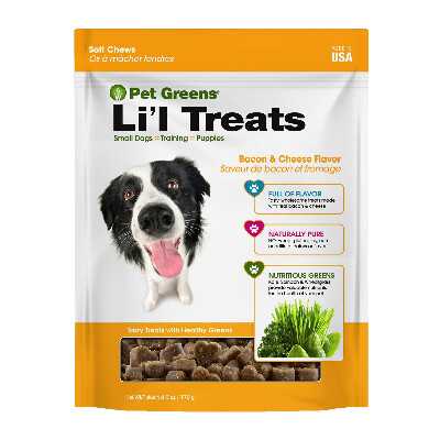 buy Bell-Rock-Pet-Greens-Semi-Moist-Lil-Dog-Treats-Bacon-Cheese