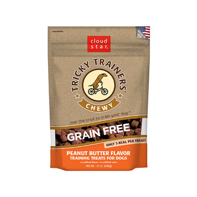 buy Cloud-Star-Tricky-Trainers-Grain-Free-Chewy-Peanut-Butter-Treats-For-Dogs