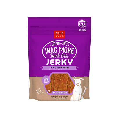 buy Cloud-Star-Wag-More-Bark-Less-Grain-Free-Jerky-Duck-And-Apple-For-Dogs