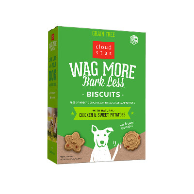 buy Cloud-Star-Wag-More-Bark-Less-Grain-Free-Oven-Baked-Biscuits-Chicken-And-Sweet-Potatoes-For-Dogs