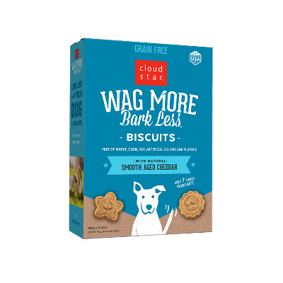 buy Cloud-Star-Wag-More-Bark-Less-Grain-Free-Oven-Baked-Biscuits-Smooth-Aged-Cheddar-For-Dogs-Box
