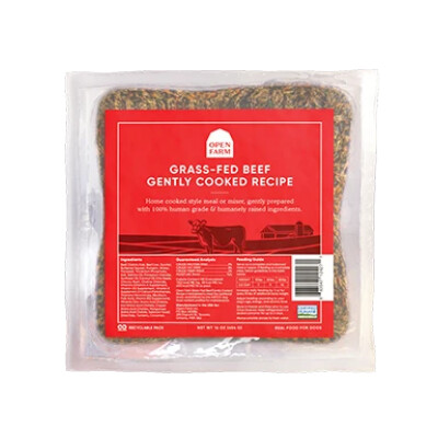Cooked frozen dog clearance food