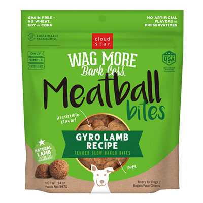 Cloud Star Grain Free Lamb Meatballs Dog Treats