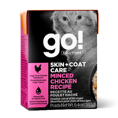 buy GO-Solutions-Skin-And-Coat-Care-Minced-Chicken-For-Cats