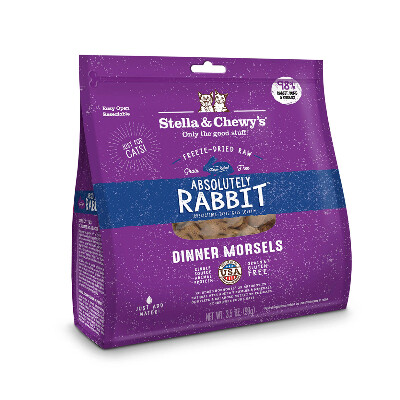 buy Stella-and-Chewys-Absolutely-Rabbit-Freeze-Dried-Raw-Cat-Food