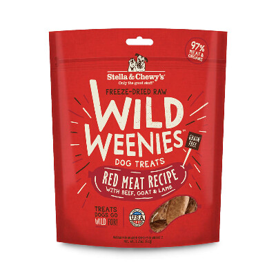 buy Stella-and-Chewys-Freeze-Dried-Red-Meat-Wild-Weenies-Dog-Treats